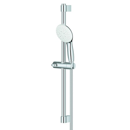 Grohe Tempesta Round 110 24In Shower Rail Set, 3-Spray  In Chrome 26761002